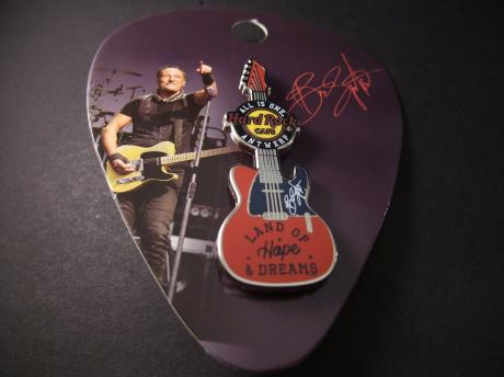 Bruce Springsteen.Hard Rock Cafe Sig series 36